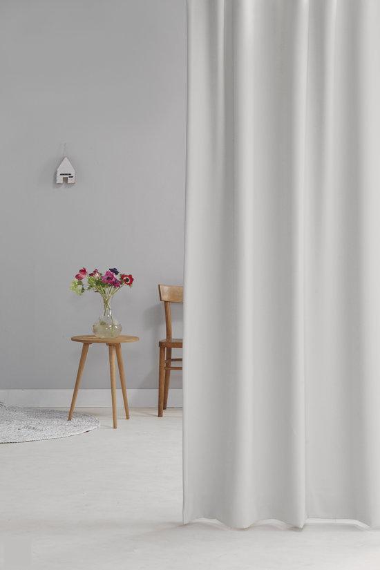 Wout - Verduisterend Plooigordijn - Licht Grijs - 140x280 cm - Per stuk