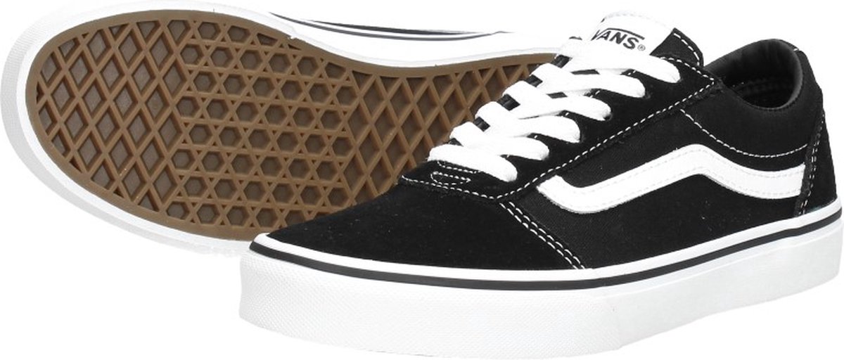 Vans - Maat 32 - YT Ward Unisex Sneakers - Black/White