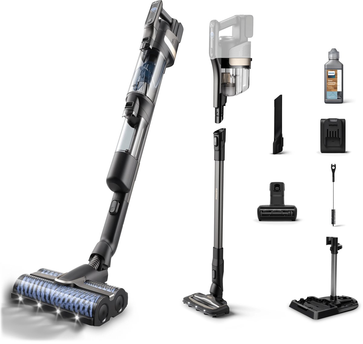 Philips 9000-serie - AquaTrio - Snoerloze Stofzuiger en Dweil XW9463/11