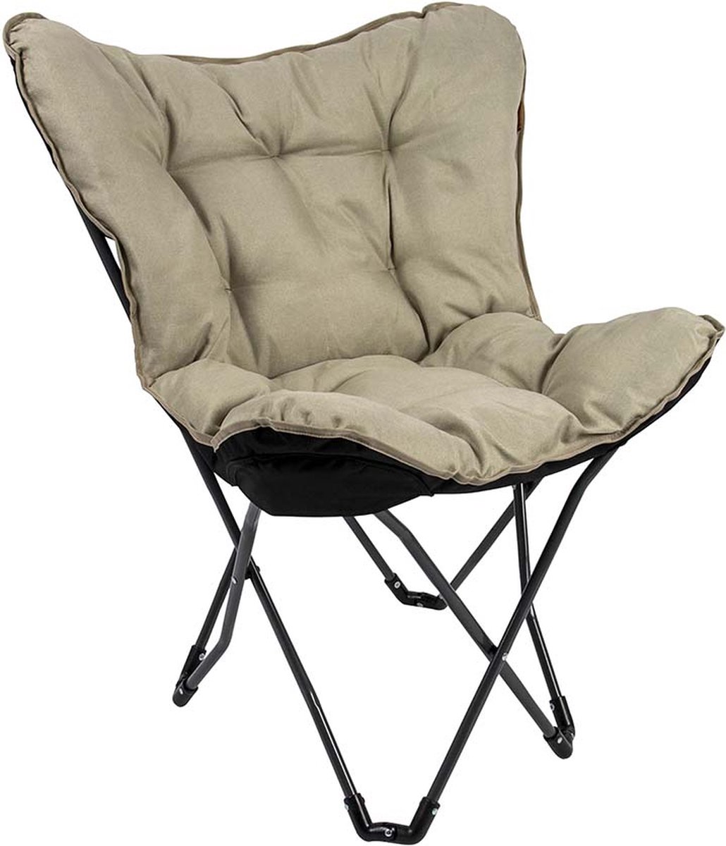 Bo-Camp - Urban Outdoor - Vlinderstoel - Redbridge - M - Oxford polyester - Beige