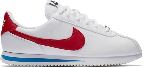 Nike Cortez Basic Jongens Sneakers - 38.5 - White/Varsity Red-Varsity Royal-Black