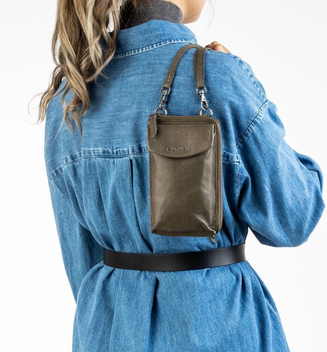 Burkely Just Jackie Phone Wallet Crossbodytas - Groen