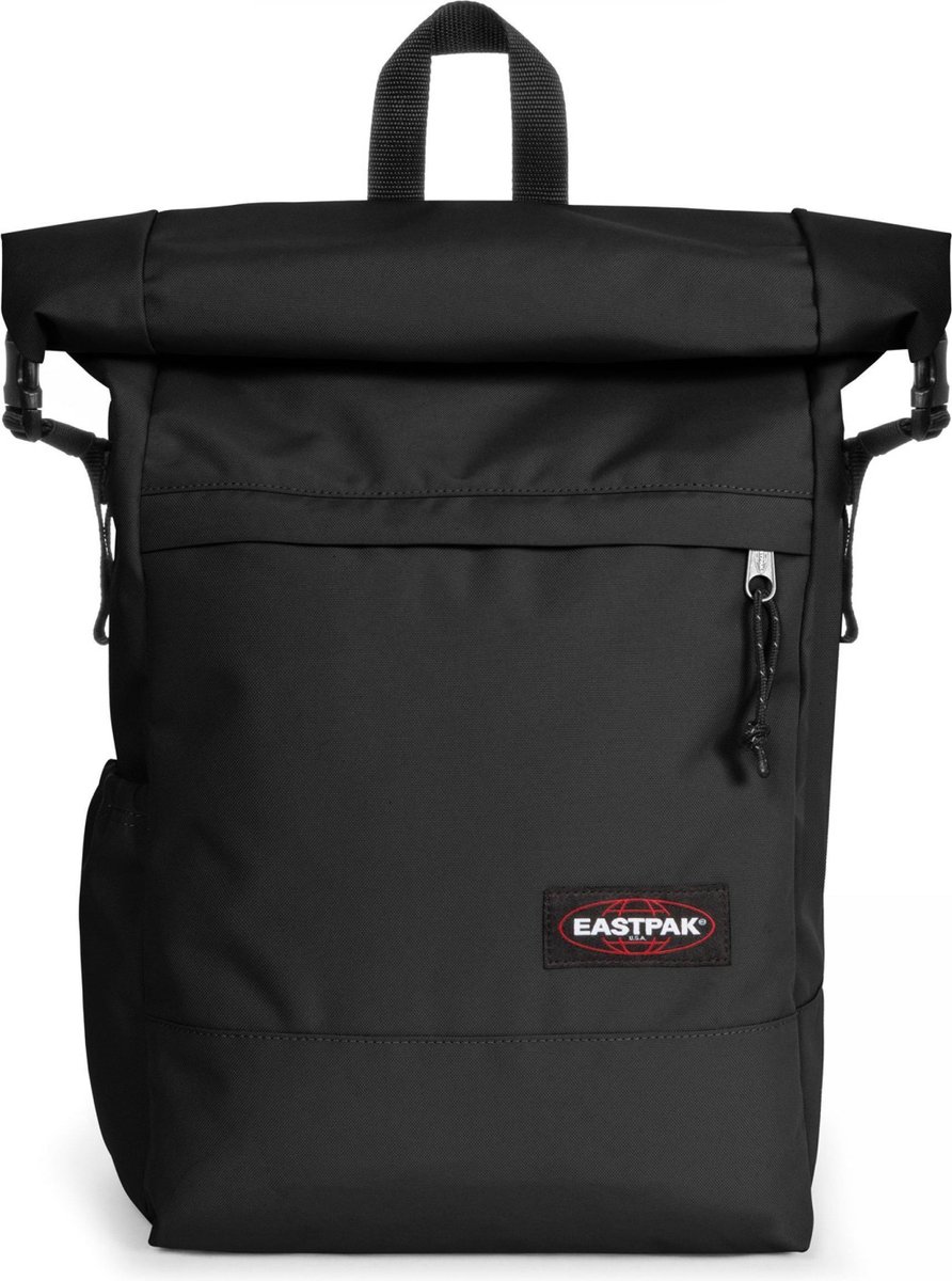 rugzak, zwart, draagtas, Eastpak, platte tas