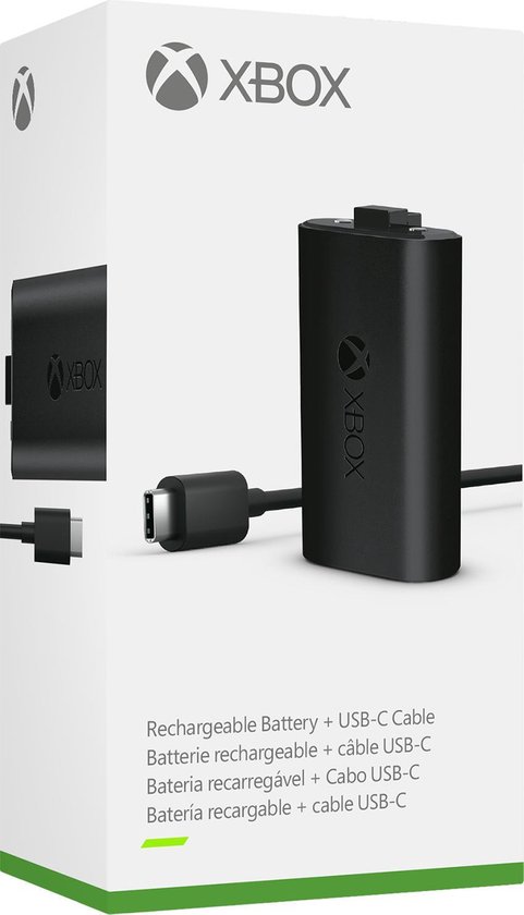 Xbox Play & Charge oplaadkit + USB-C kabel
