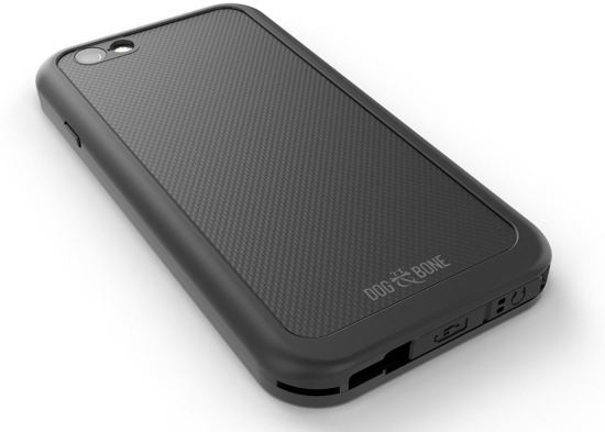 Wetsuit IMPACT for iPhone 6/6S Plus - Blackest Black Telefoonhoesje