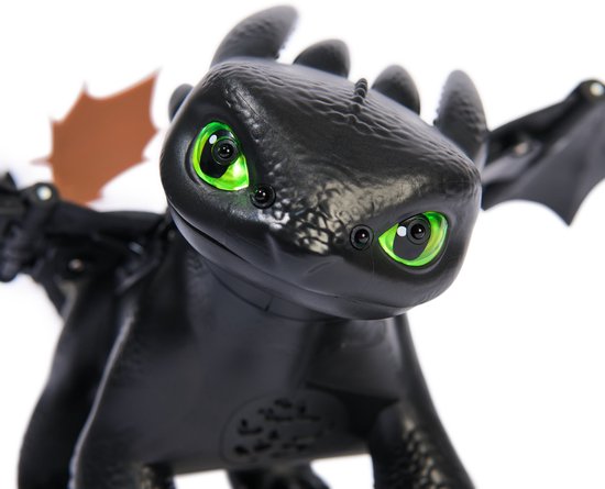 How To Train Your Dragon - Hoe Tem Je Een Draak - Interactieve Tandloos Draak met 60 Geluiden en Reacties - Speelgoed