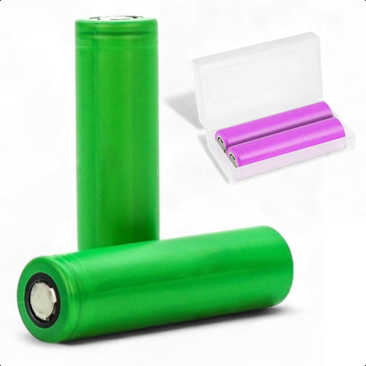  oplaadbare batterij,  groene batterij,  cilindrische batterij,  lithium-ion,  reservecellen