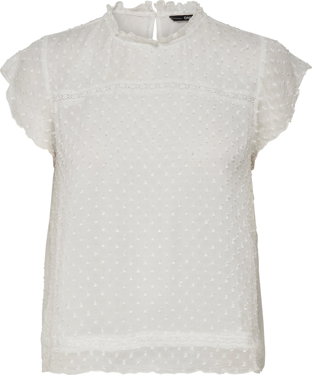 ONLY - Maat XL (42) - ONLFLORA CAPSL TOP WVN  Dames T-Shirt