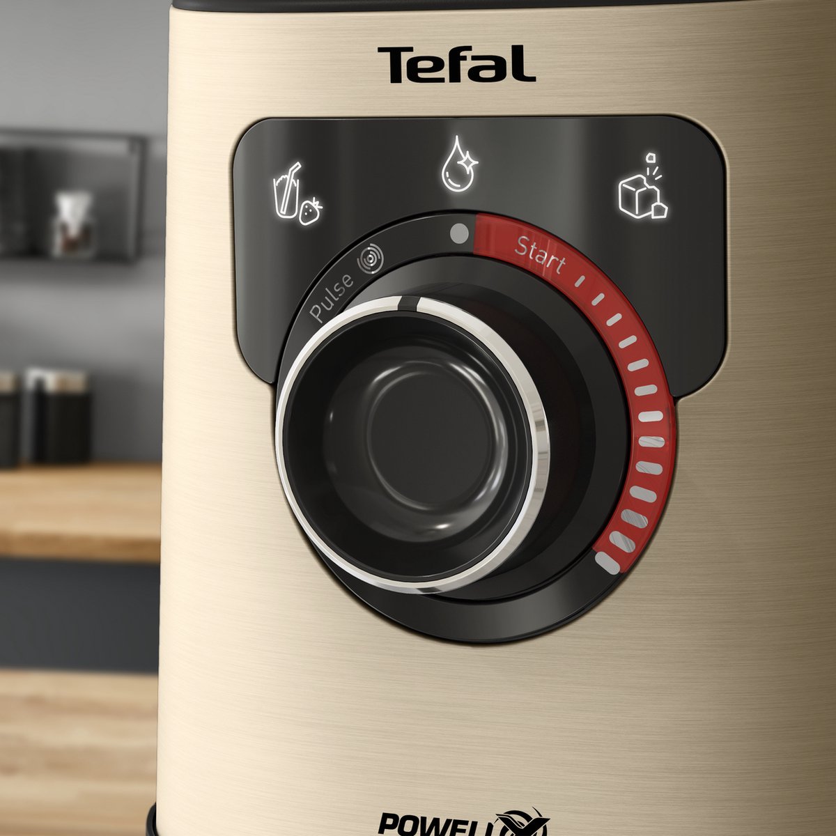 Tefal PerfectMix+ BL871A - High-Speed Blender - 1.5L - 1200W - Dune - Voor Smoothies en IJscrushen