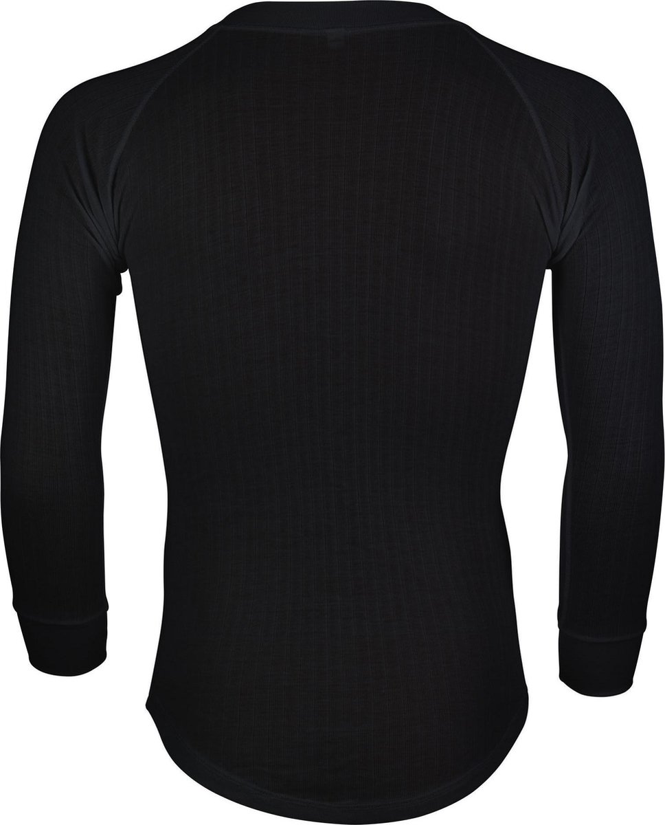 Avento -maat M- Thermoshirt Lange Mouw - Heren - 2-Pack - Zwart