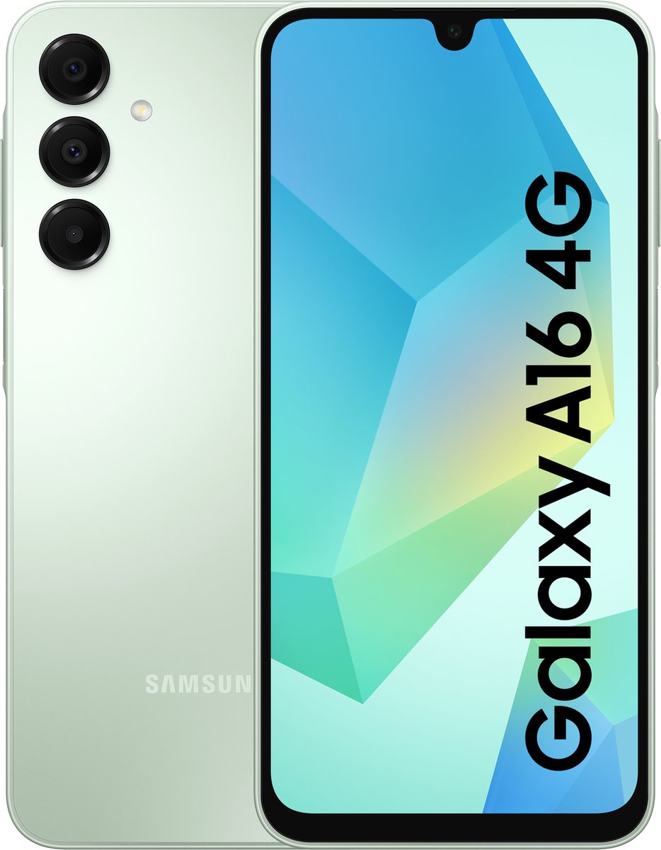 smartphone, Galaxy A64G, drie camera's, LED-flits, voorinhoud inkeping