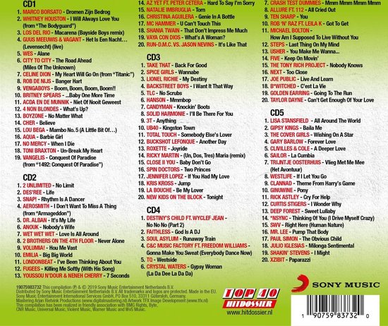 Top 40 Hitdossier - 90S (CD)