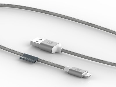 Griffin Premium 150 cm Silver Lightning kabel