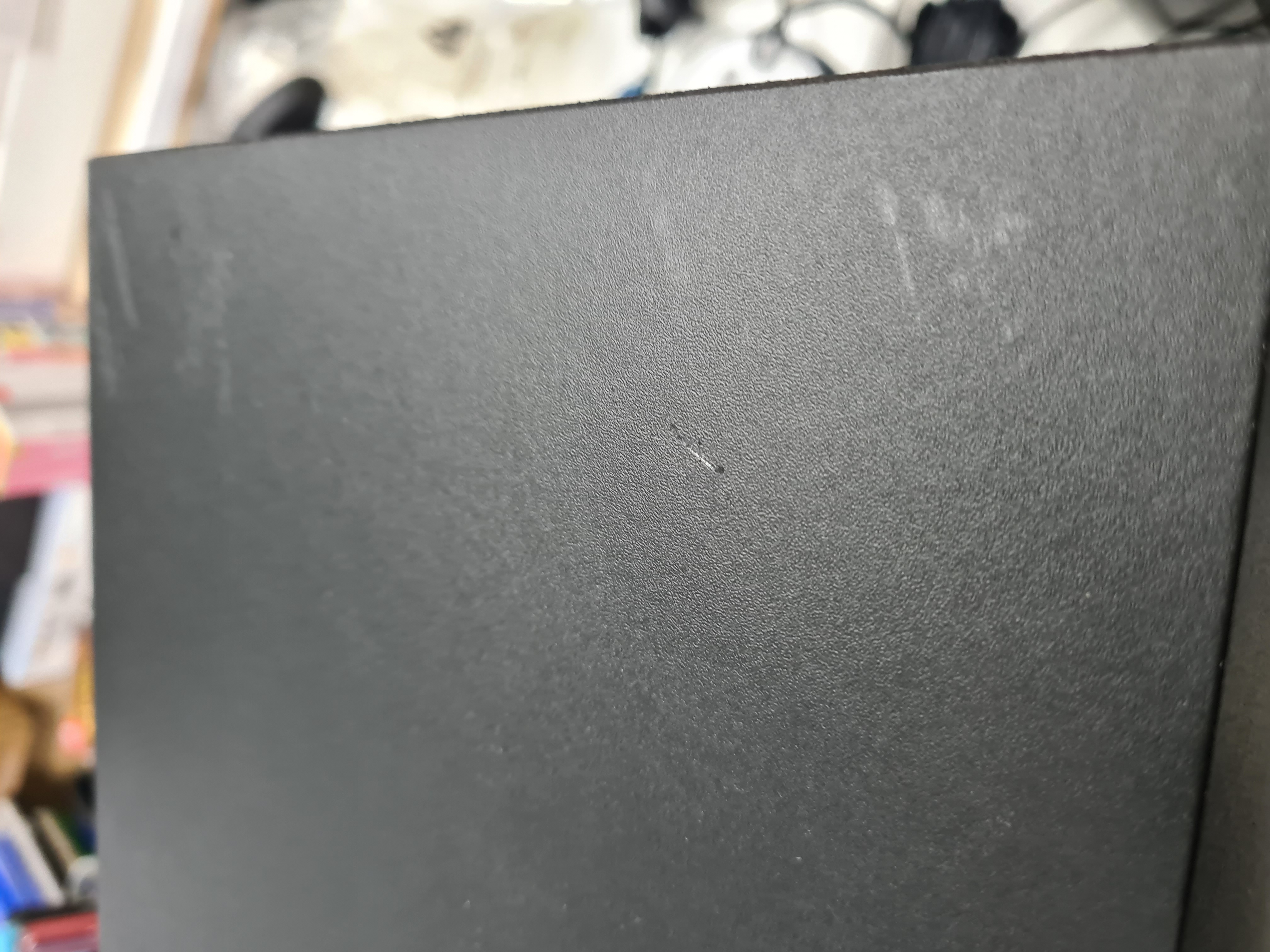plastic, zwart, paneel, krassen, textuur