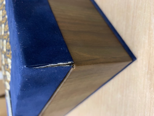 koopjeshoek - The Dutch Tea Box Batik Theedoos - 9 vaks - Blauw