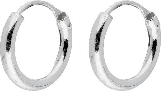 Silver Lining - draadoorringen - zilver - Ø12 mm - ronde buis - 1.9 mm