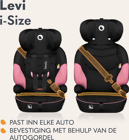 autogordel, kinderzitje, autostoel, grijze, zwarte