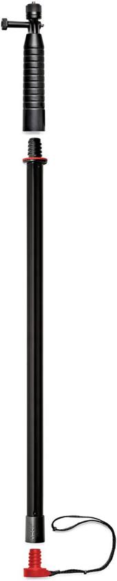 Action Grip &amp; Pole Black/Red. geschikt voor GO PRO