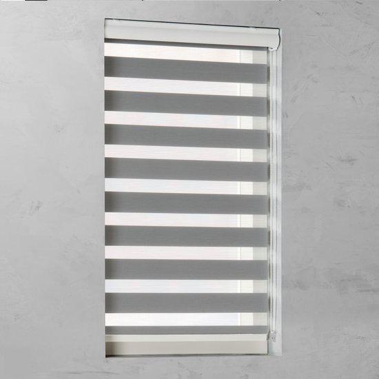 Pure Living - Duo Rolgordijn Lichtdoorlatend Grey - 90x175 cm