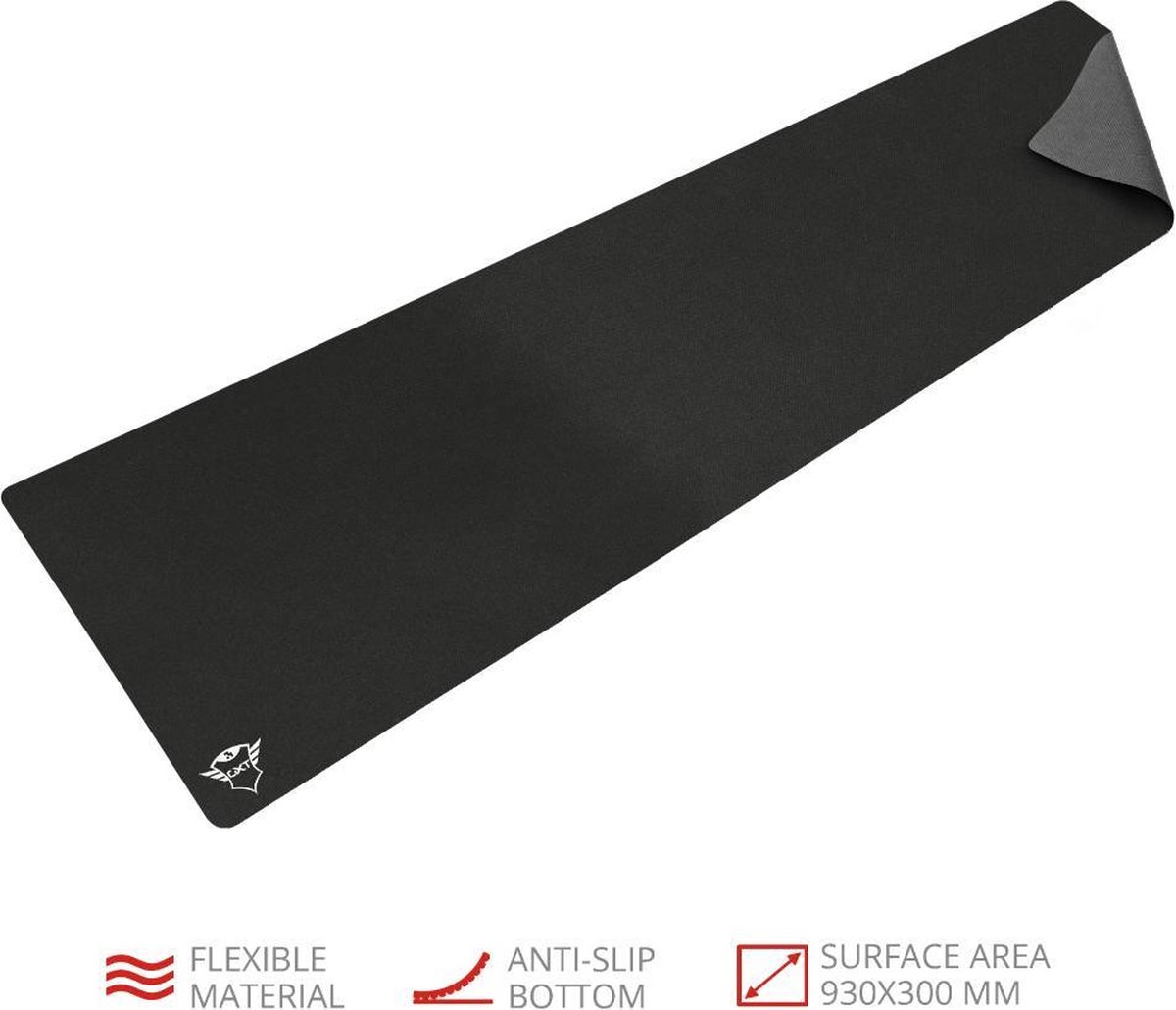 Trust GXT 758 - Gaming Muismat XXL - 93 x 30 CM - Zwart