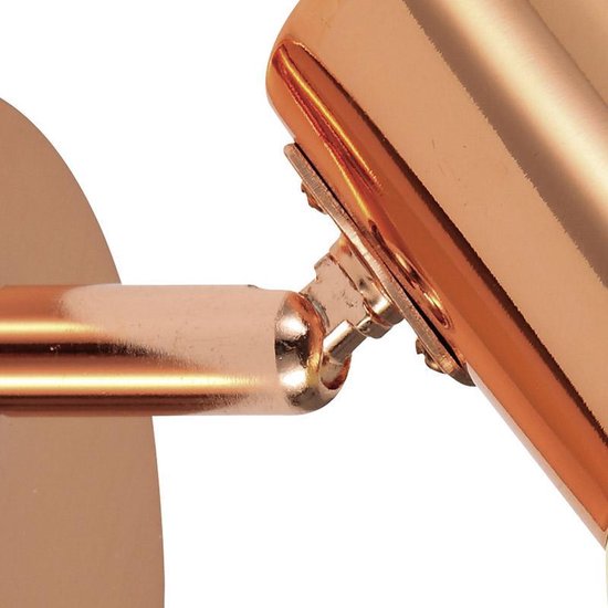 EGLO Glossy 2 - Spot - 1 Lichts - LED - Koperkleurig - Champagne