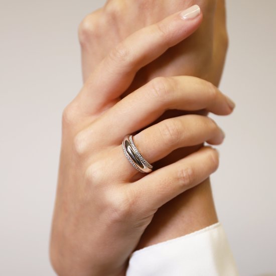 TI SENTO - Milano Ring 12143ZI - Ringmaat: 17.75 mm / maat 56