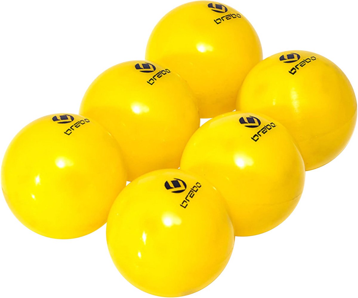 gevulde, golfbal, gele bal, set ballen, plastic bal