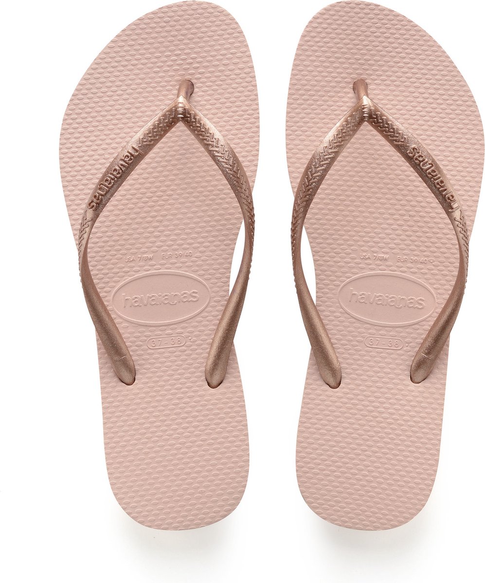flip-flops, thong, rubber, rose-pink, sliding-sole