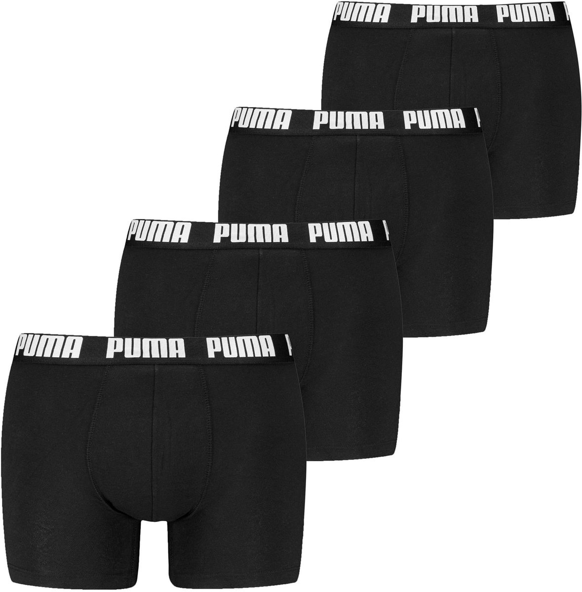 boxers, boxer shorts, zwart, elastische tailleband, PUMA-logo