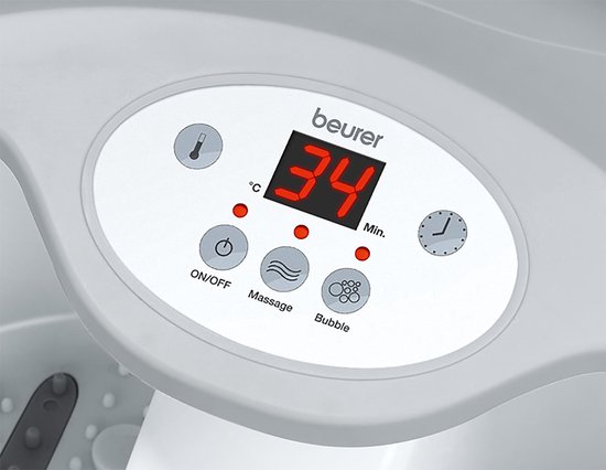 Beurer FB50 - Voetenbad - XXL - 3 pedicure opzetstukken - Verwarming