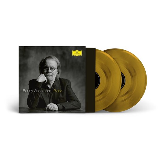 vinyl, LP, gouden vinyl, piano, portret