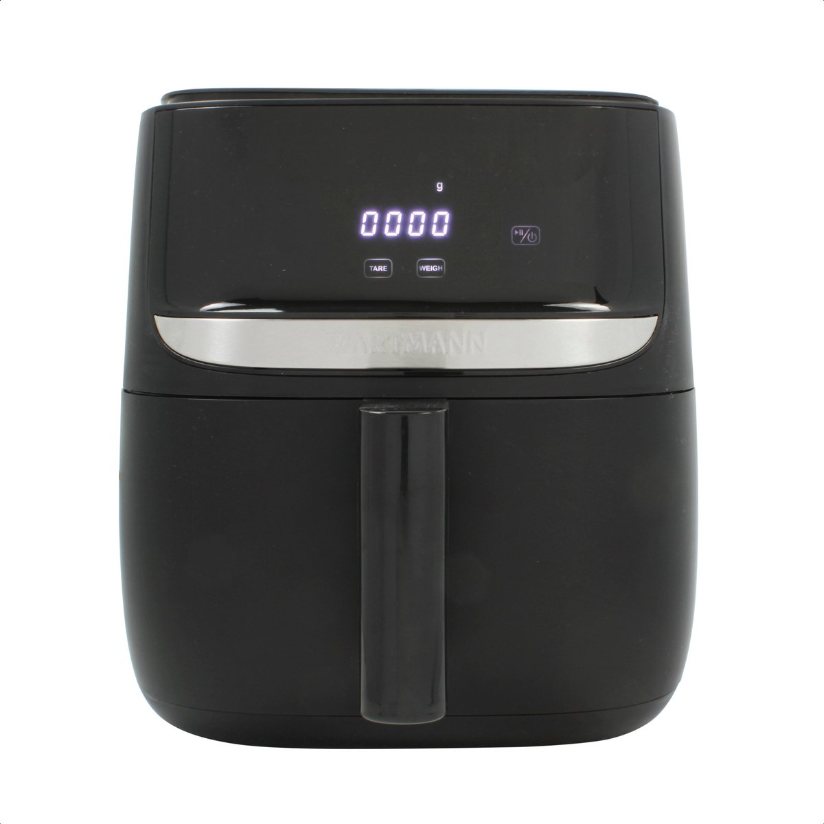 Wartmann Airfryer - 5,7L - PFAS-vrije - Keramische Mand - Met Ingebouwde Weegschaal - Duurzaam - Energiezuinig - Vaatwasserbestendige Mand - WM-2203 AF
