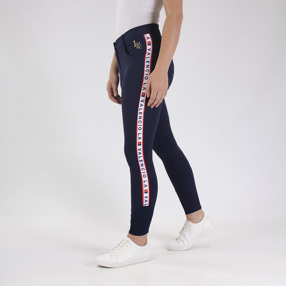 La Valencio Rijbroek Lvodie Full Grip - Dark Blue - 36