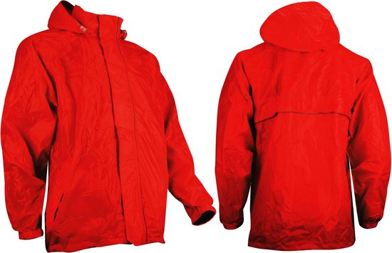 Ralka Maat XXL  Regenjack - Senior - Rood
