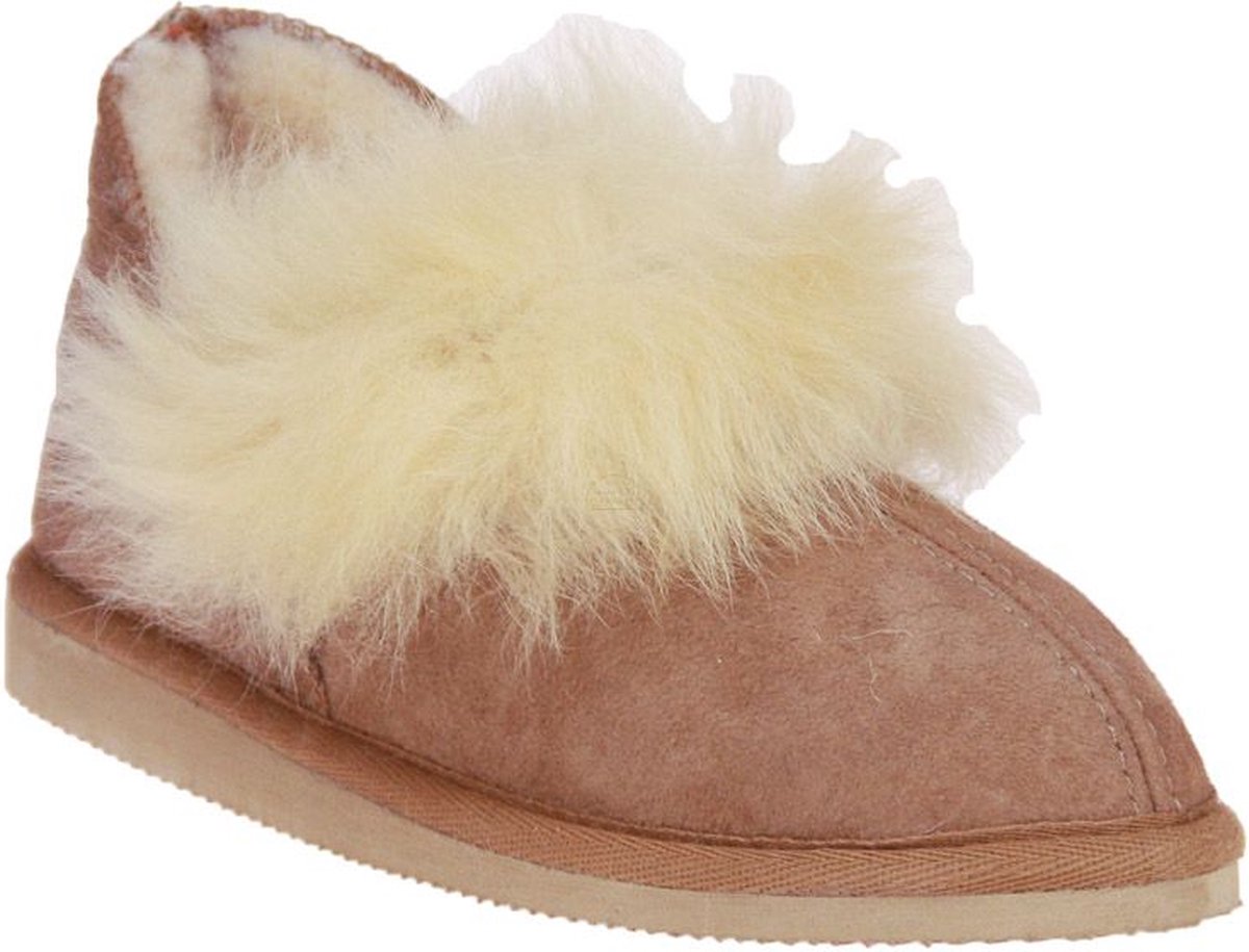 Shepherd - Maat 39 - Amalia Dames Sloffen - Chestnut