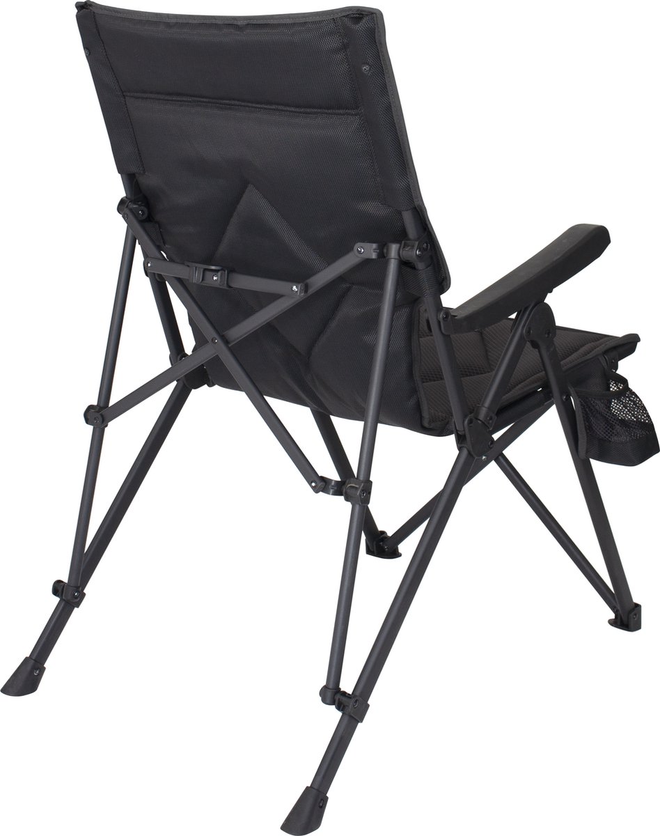 stoel, campingstoel, compact, metalen frame, zakkenhouder
