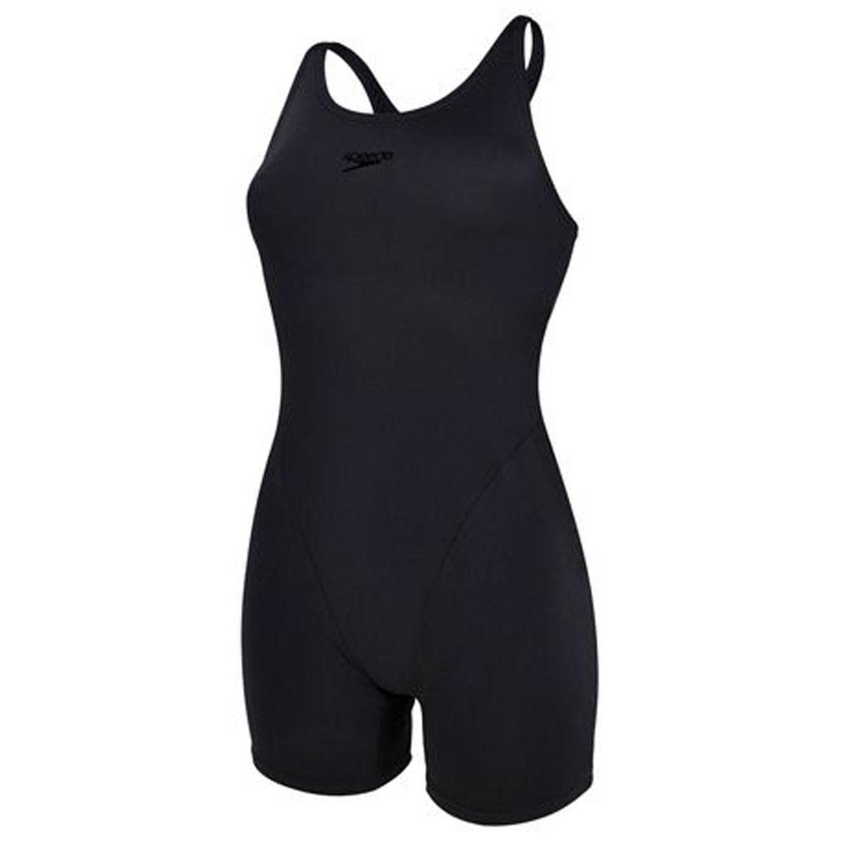 Speedo Maat 42 End Essential Legsuit Badpak Dames  - Black