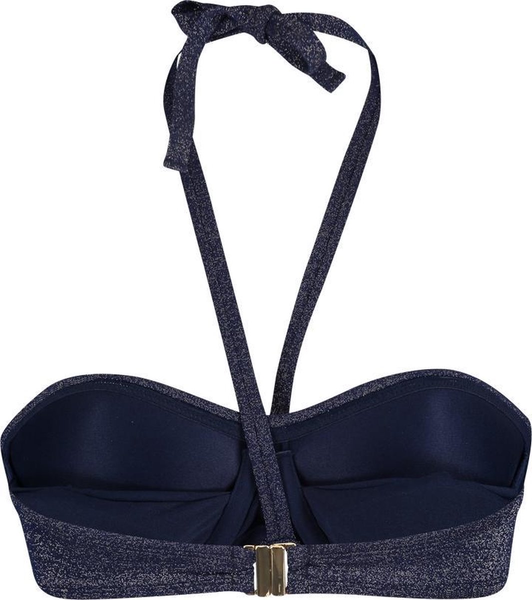 Sapph Beach Roza Grazia - 90B - Marine Blauw - Bandeau / Softcup Bikinitop