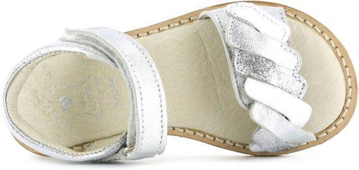 Shoesme Crepe Meisjes Sandalen - Zilver - Maat 30