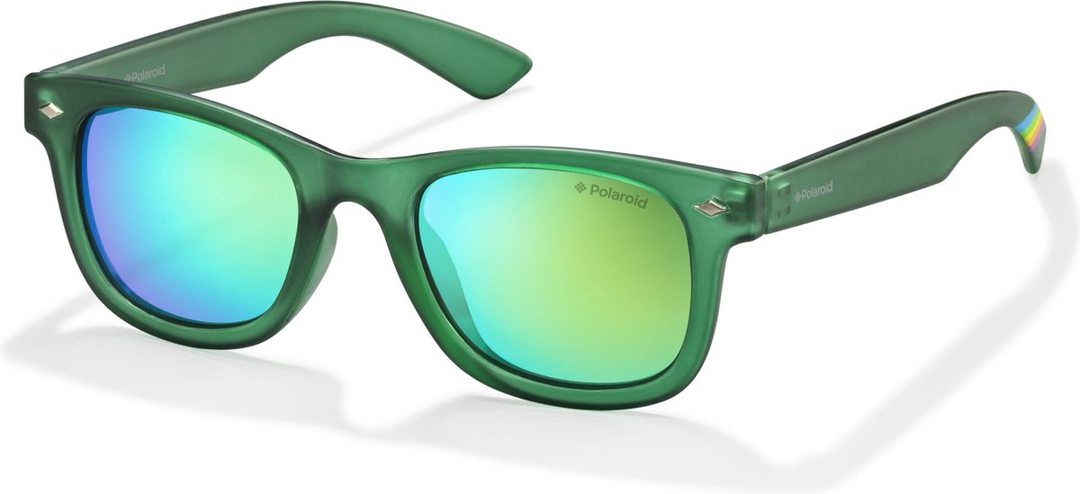 zonnebril, polaroid, groen, reflecterende glazen, unisex