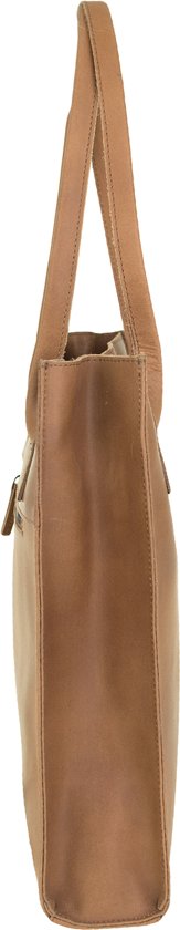 DSTRCT Medium Schoudertas / Crossbodytas Leer - Main Street - Cognac