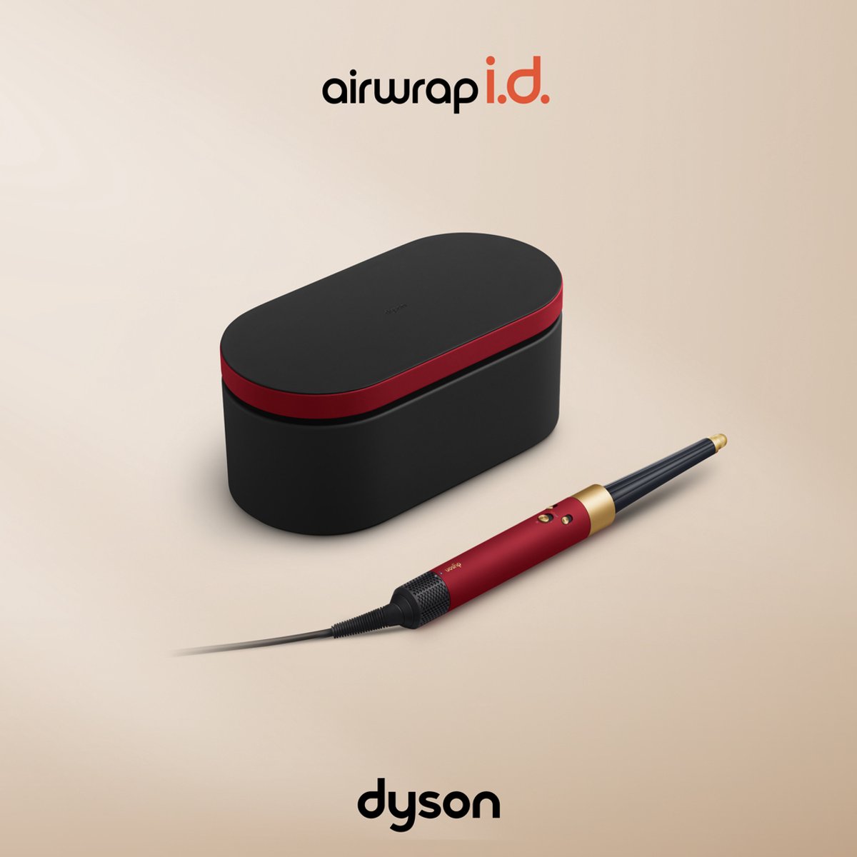 Dyson Airwrap i.d. Curly+Coily - Multistyler - Föhnborstel - Krulborstel - Red Velvet/Goud