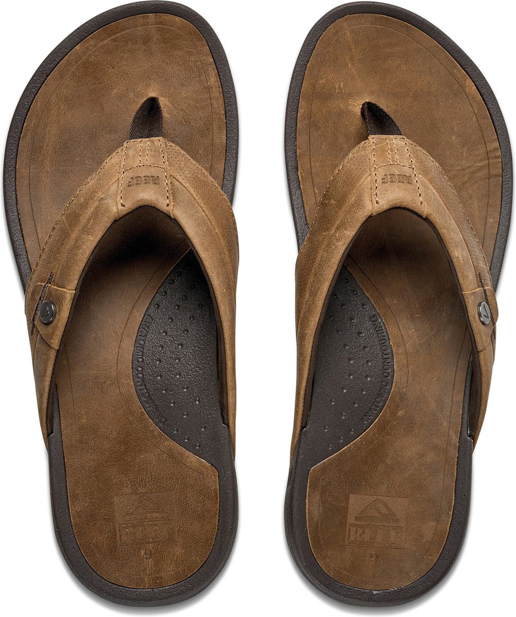 Reef - Maat 45 - Pacific Le Heren Slippers - Bruin