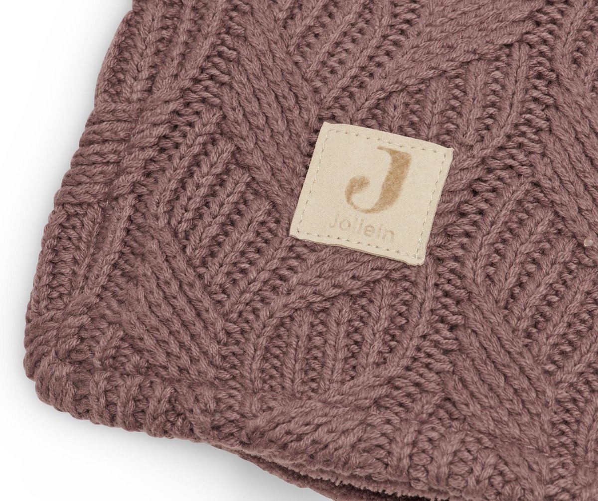 Jollein Baby Deken Wieg 75x100cm Spring Knit - Chestnut