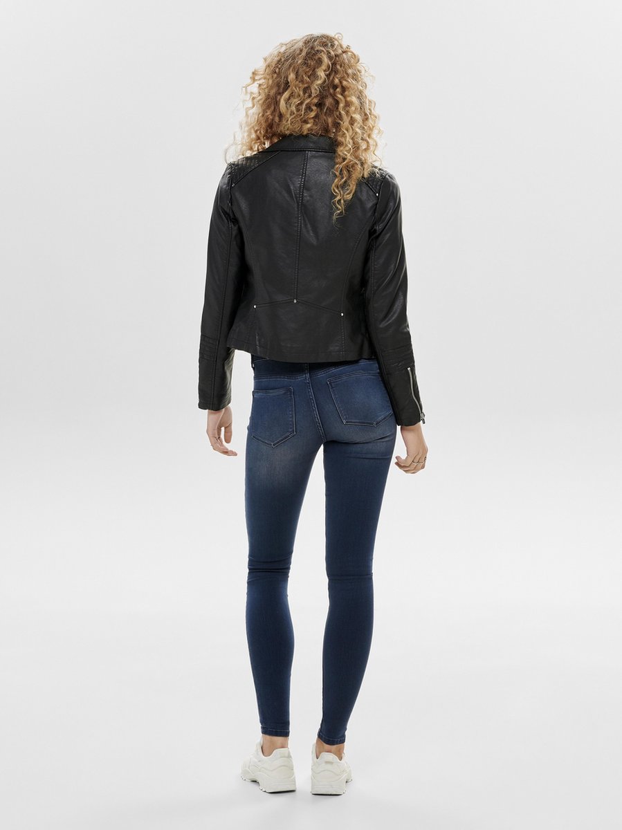 ONLY - Maat 42 - ONLGEMMA FAUX LEATHER BIKER OTW NOOS Dames Jas