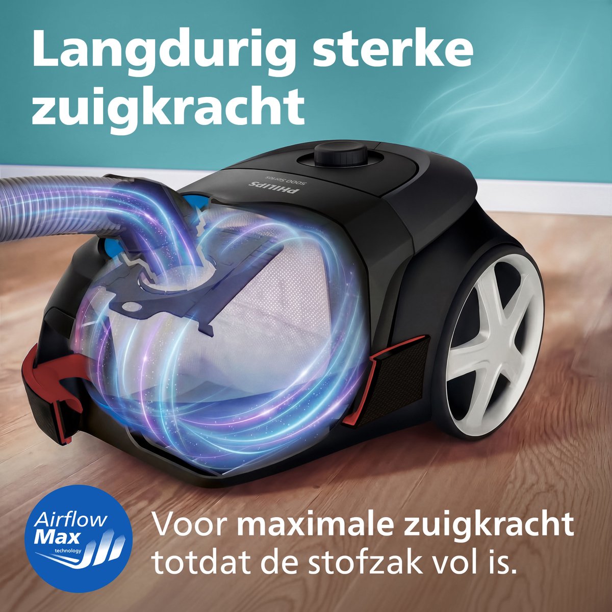 Philips 5000-serie TriActive XD5123/10 - Stofzuiger met zak