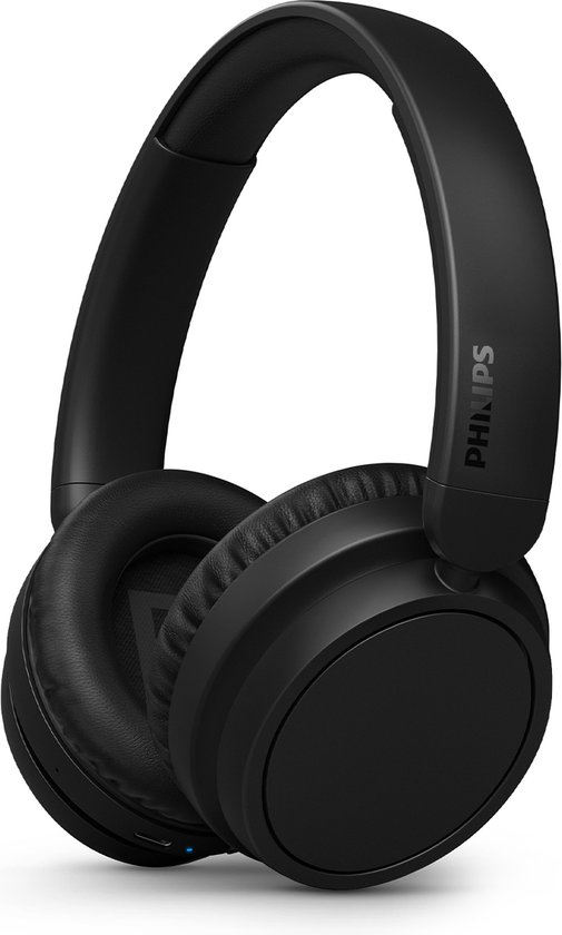 Philips TAH5209 Draadloze over-ear-koptelefoon, 40mm driver, 65 uur speeltijd, Zwart