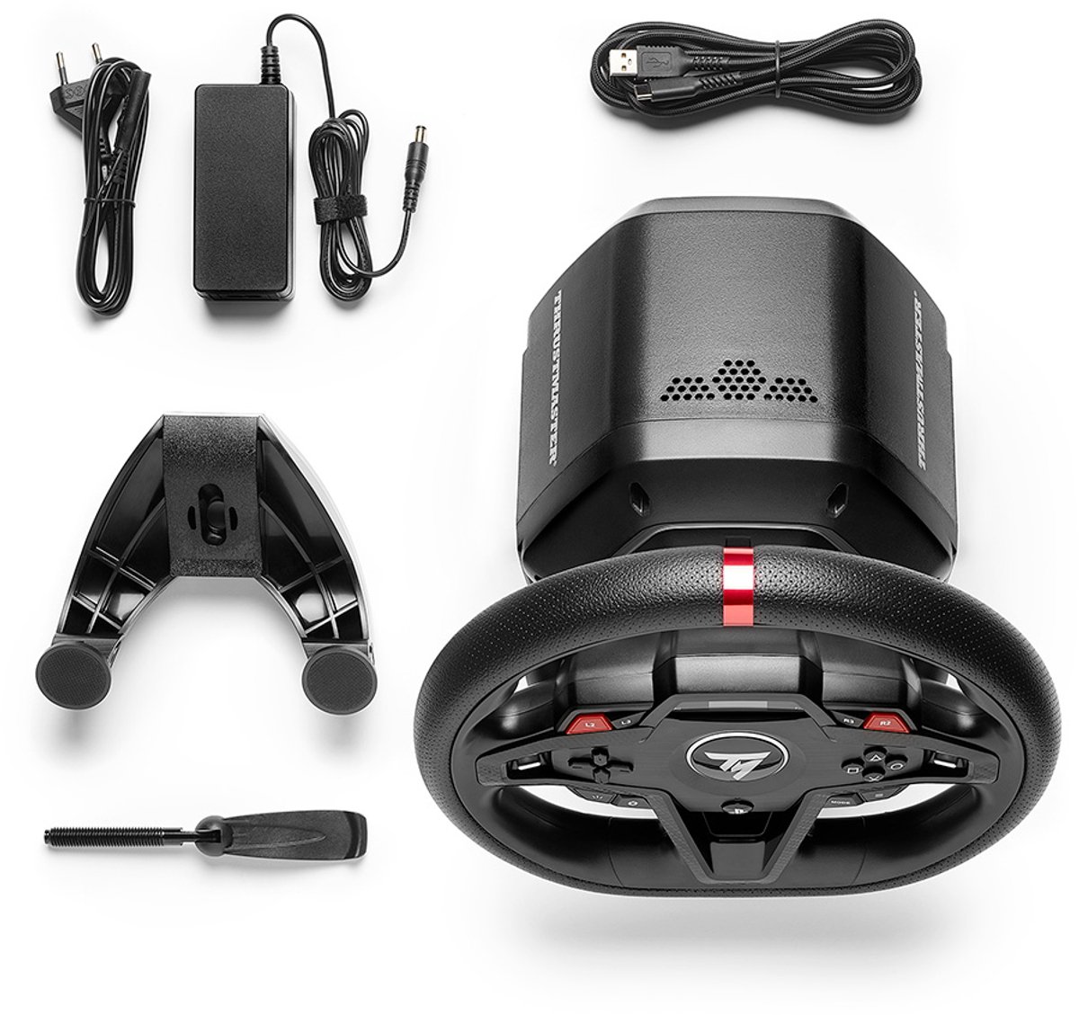 Thrustmaster T248R - 3,1 Nm Force Feedback-Racestuur en Pedaalset - Voor PS5, PS4 en de PC - Magnetische Flippers - Race Dashboard - Geschikt voor Forza Horizon 6 (PC)