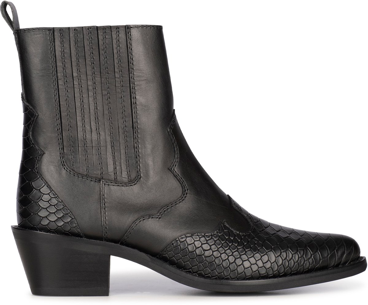 laars, ankleboot, lamskin?
