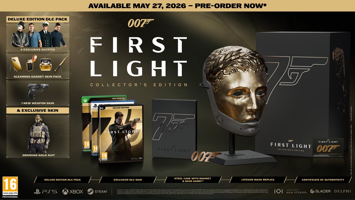 First Light, Collector's Edition, Mask, Helmet, Box art